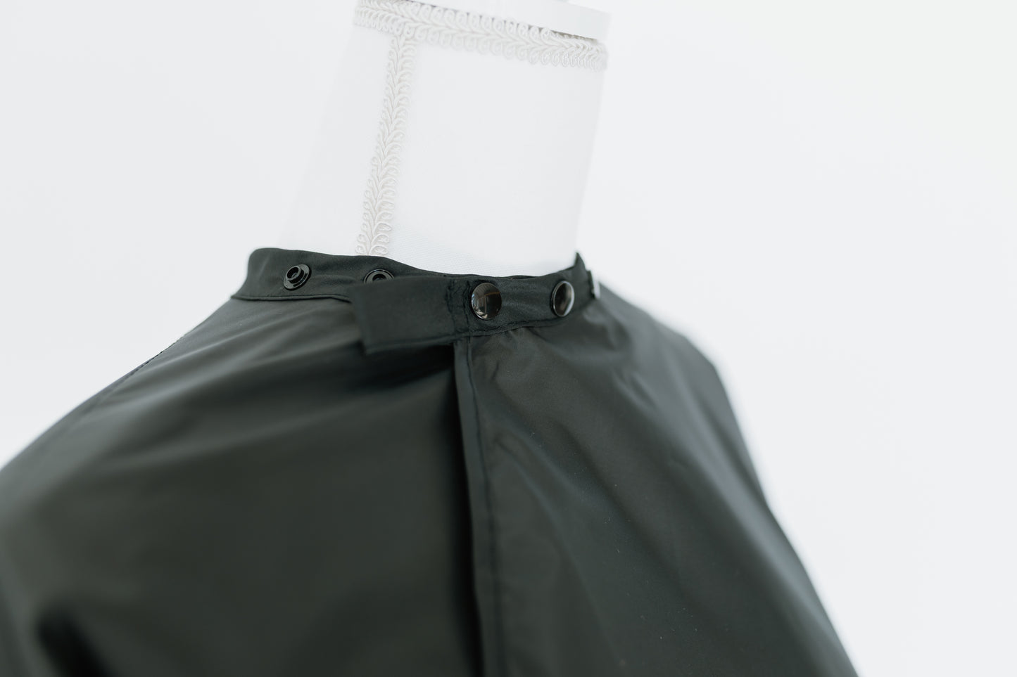 ARCTIC WHISPER ~ Luxe White Plush Blanket-Lined Chemical Salon Cape