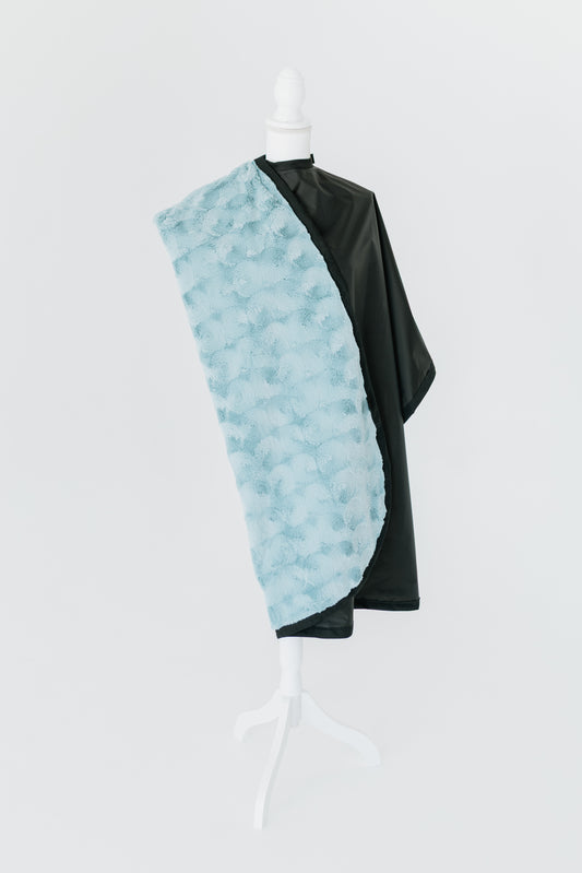 CAMERON~ Luxe Seafoam Pattern Blanket-Lined Chemical Salon Cape ( Sold Out - New Drop Early Mar)