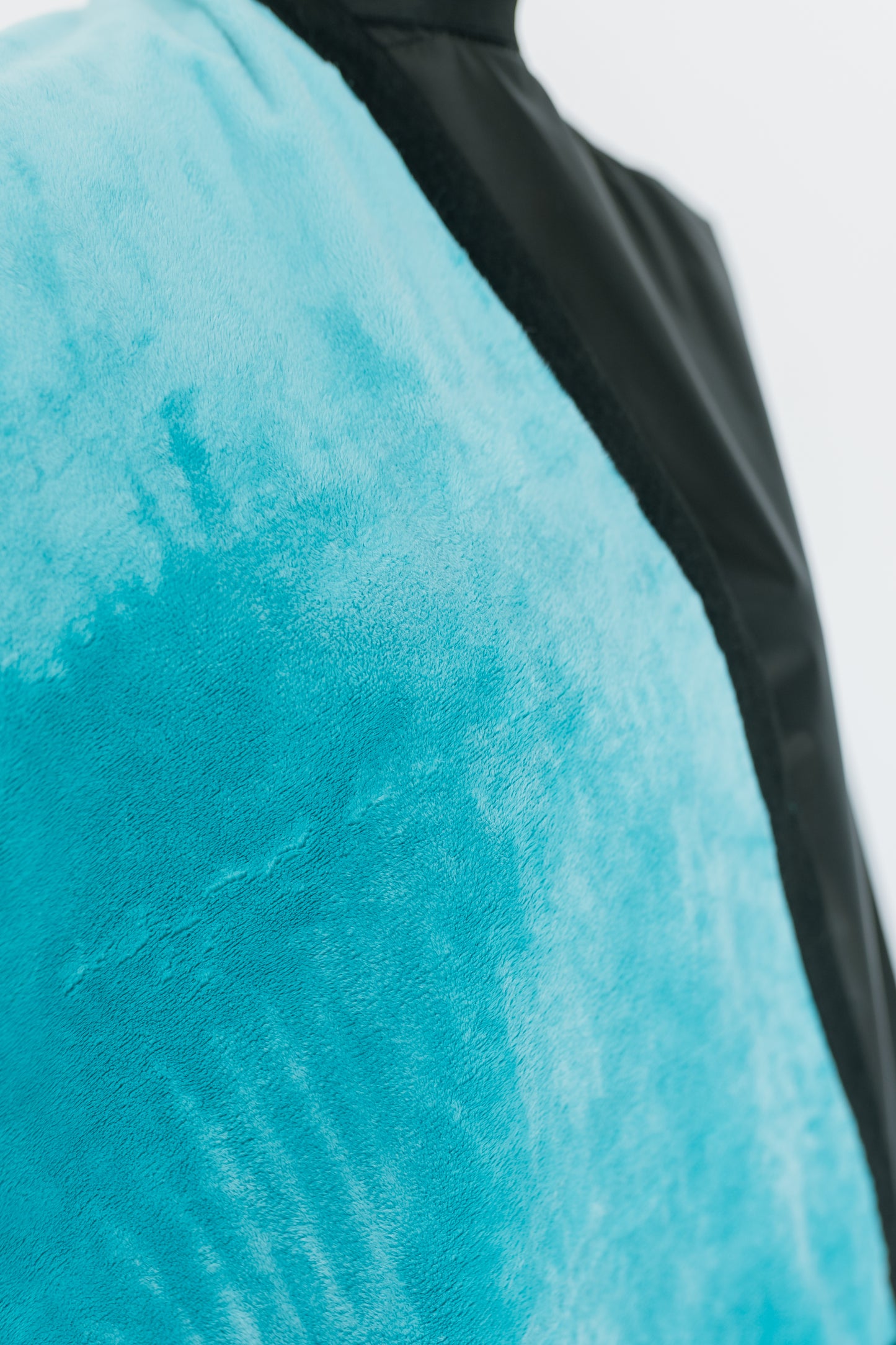 OPHELIA ~ Luxe Turquoise Blanket Lined Chemical Salon Cape