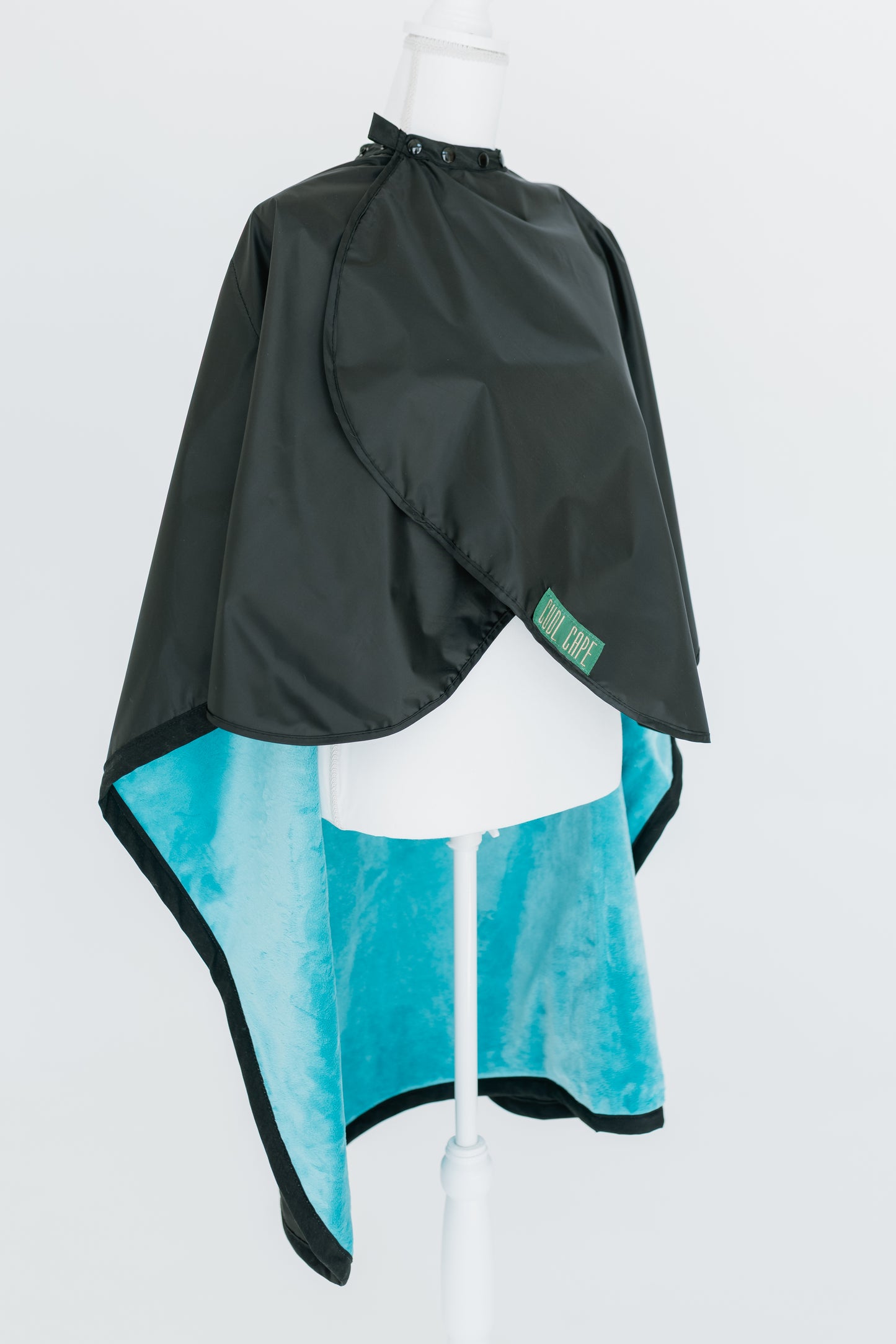 OPHELIA ~ Luxe Turquoise Blanket Lined Chemical Salon Cape