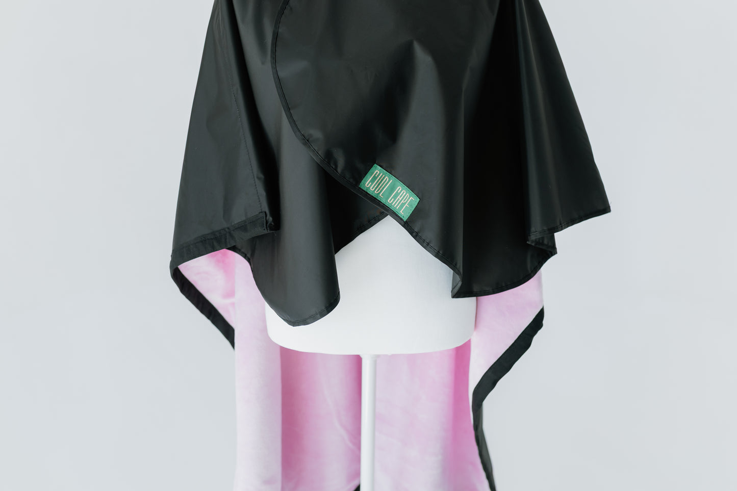 DOLLY ~ Luxe Pink Blanket Lined Chemical Salon Cape
