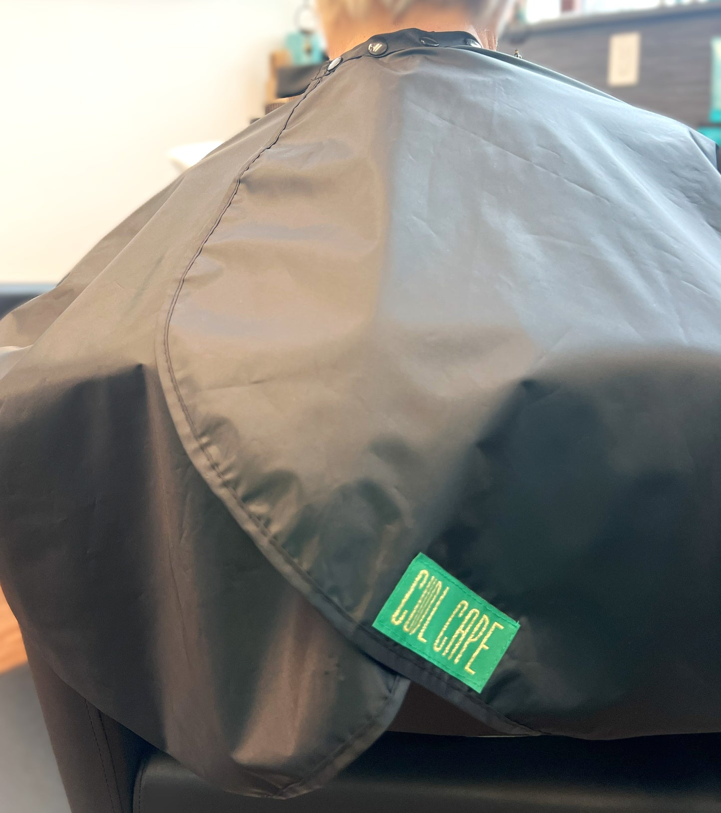 Chemical Cape with Black Luxury Blanket Lining