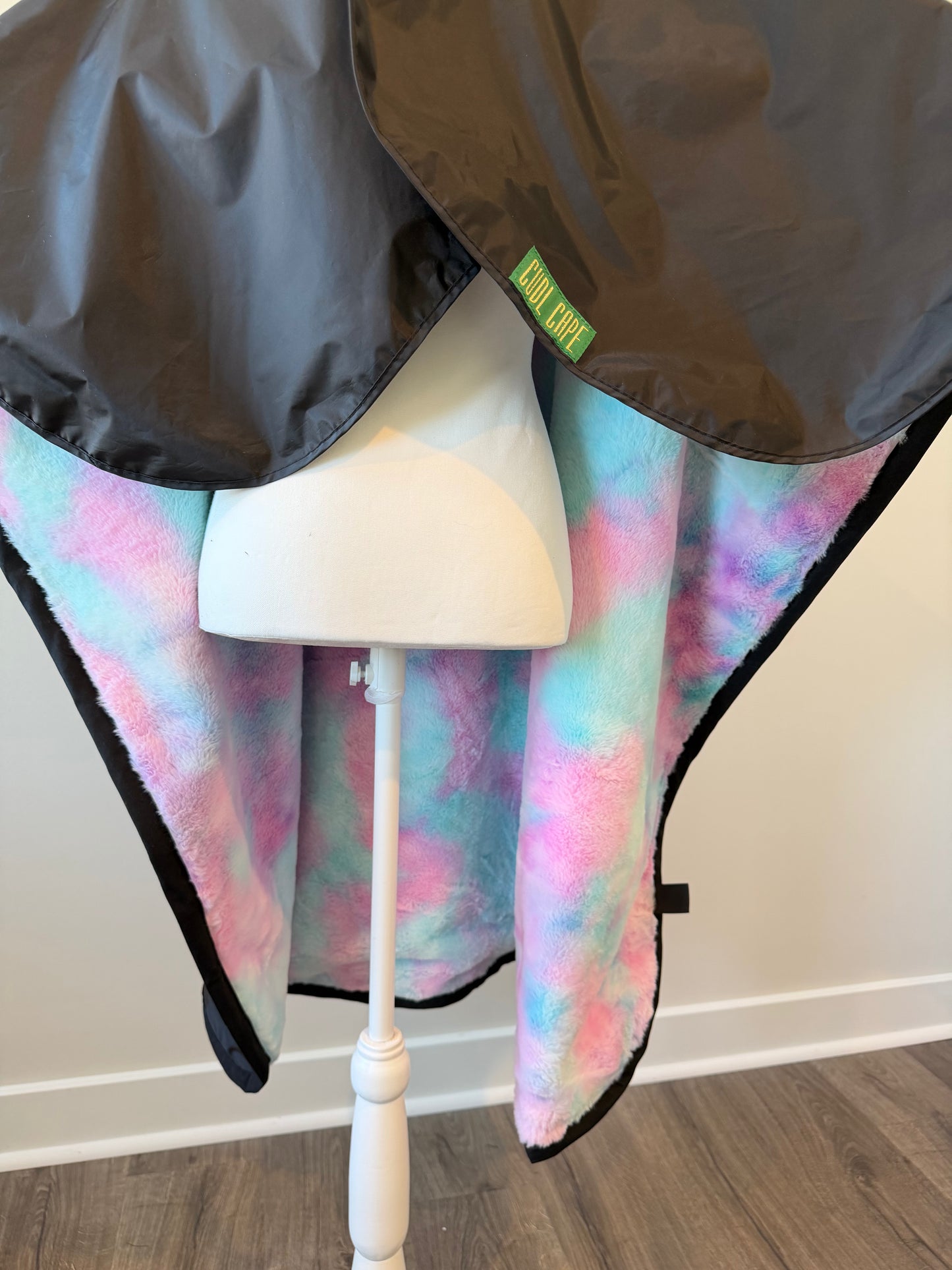 COTTON CANDY ~ Luxe Blanket Lined Chemical Salon Cape