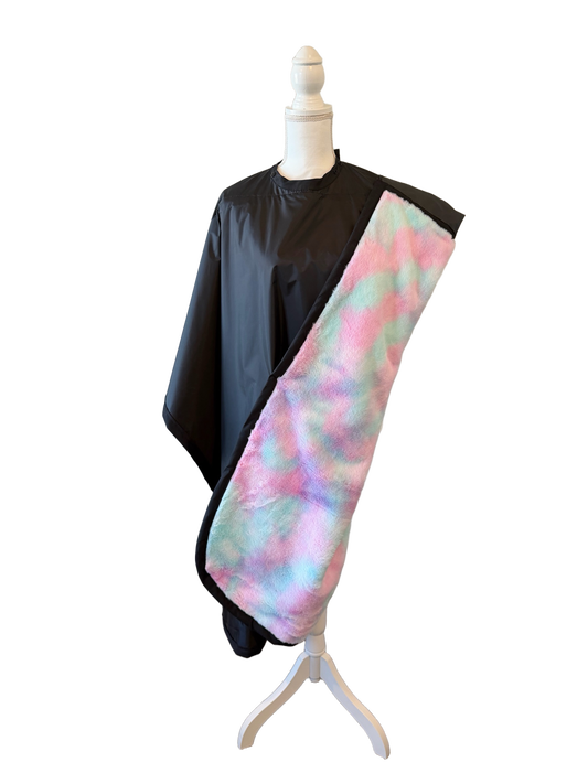 COTTON CANDY ~ Luxe Blanket Lined Chemical Salon Cape