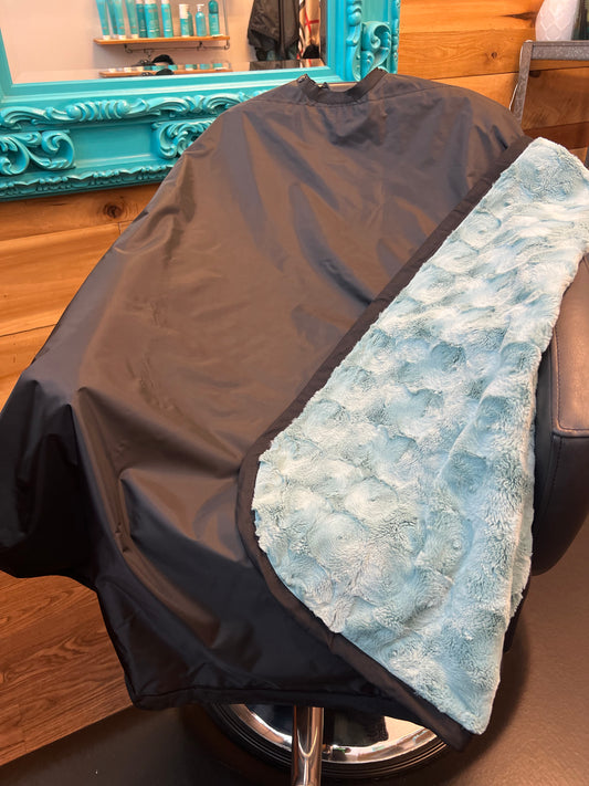Chemical Cape with Seafoam Blanket Lining