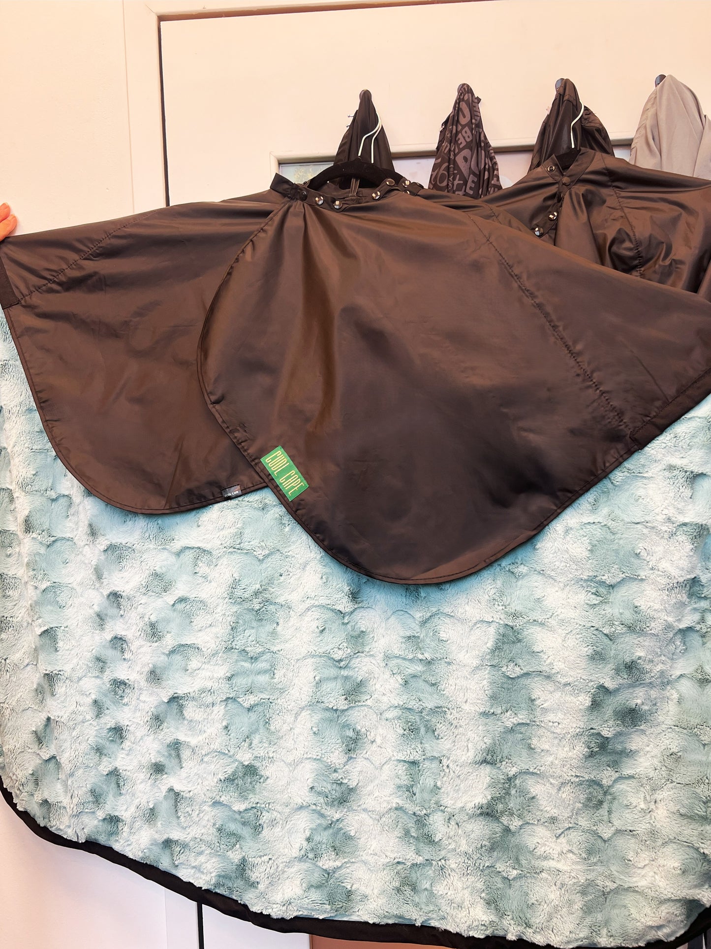 Chemical Cape with Seafoam Blanket Lining